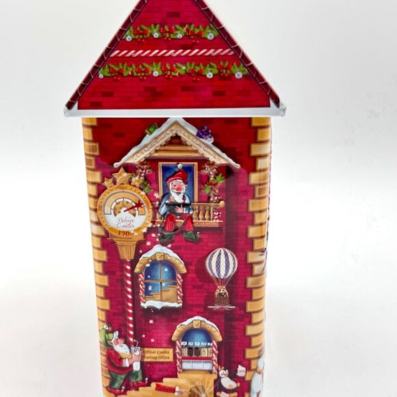 Harry London Christmas North Pole Station 3D Tin Canister Empty - Picture 4 of 10
